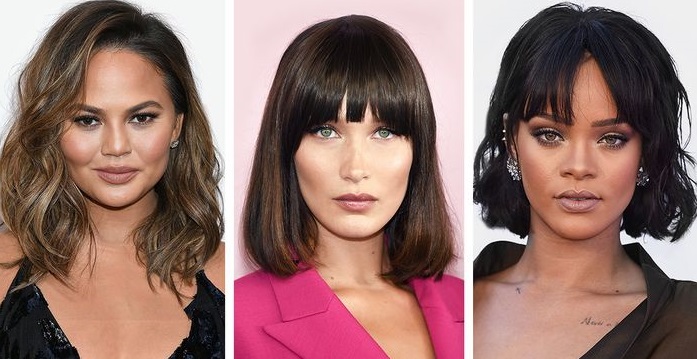 Bangs for Square Faces